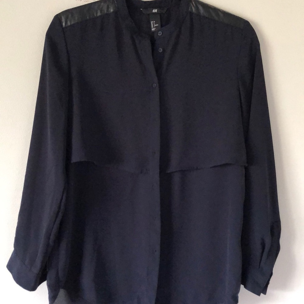 Dark Navy Dress Shirt